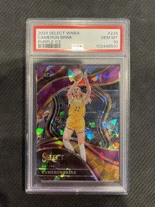 2024 WNBA SELECT COURTSIDE #228 CAMERON BRINK ROOKIE CARD RC PURPLE ICE /149
