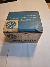 GE PANEL METER 0-15 A-C AMPERES 3.5" X 3.5" New old stock Cat 50-162142NDND2