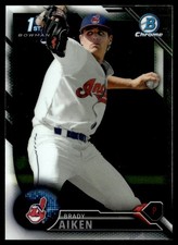 2016 Bowman Chrome Prospects Brady Aiken Cleveland Indians #BCP7