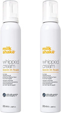 Image of Milk Shake Whipped Cream Leave in Foam, Duo Pack of 2 X 200 Ml, Conditioning and