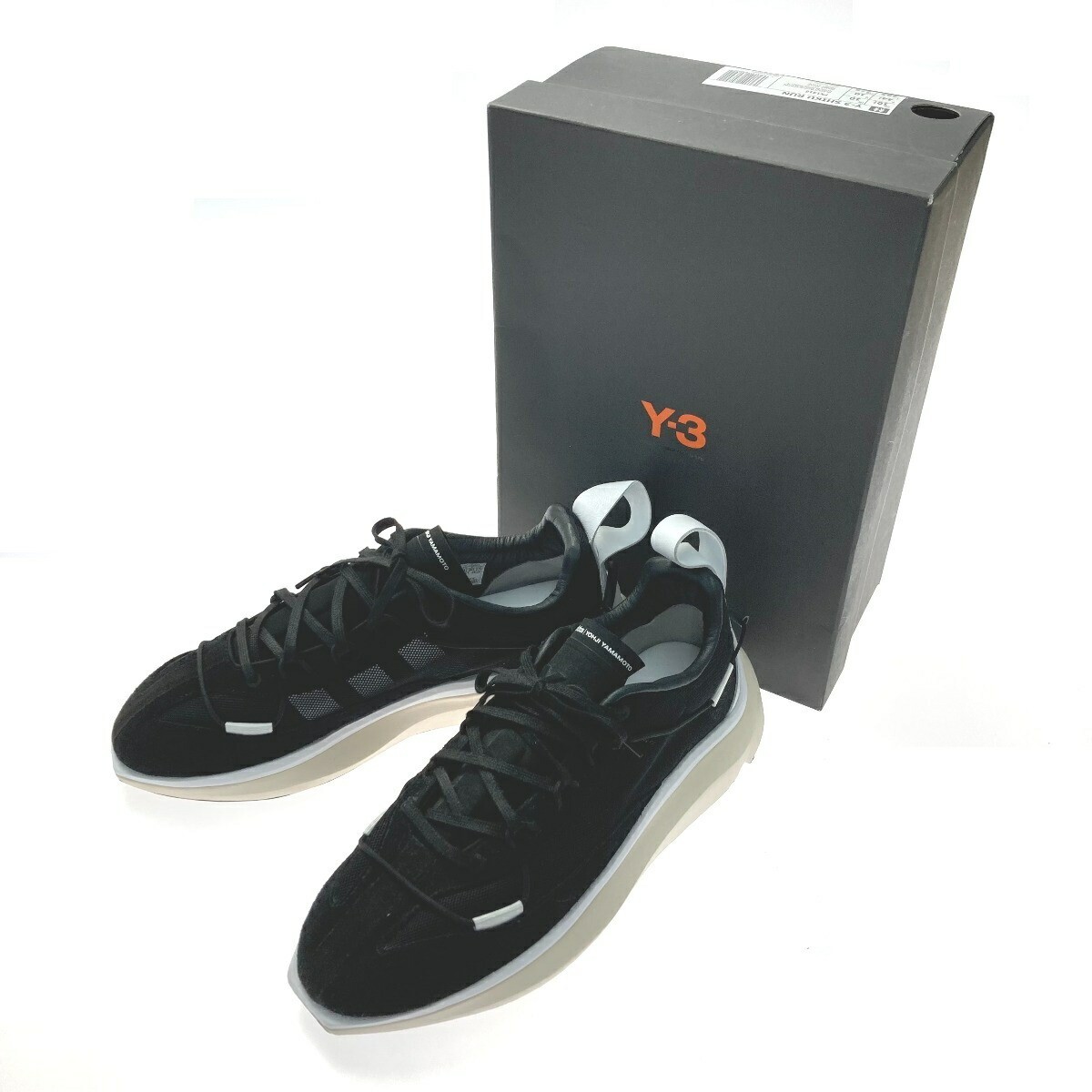 adidas Y-3 Yohji Yamamoto Shiku Run Black FX1416 US 10.5 Men UK 10