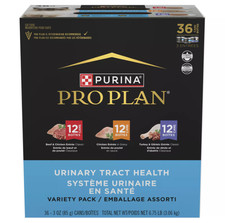 Purina Urinary Tract Health Pro Plan Focus Adult Wet Cat Food Variety Pack 108oz