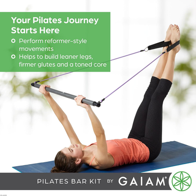 エクササイズグッズ pilates bar (total body conditioning) Pilates Bar Reformer Kit - Home Fitness Total Body Workout
