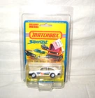 MIP 1978 Matchbox #9 Ford Escort RS2000, White Cibie on 1976 Card w Protecto Pak