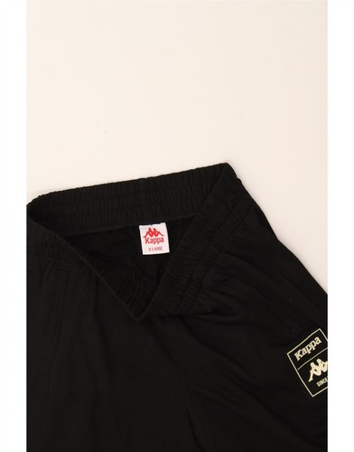 KAPPA Herren Grafik Trainingshose Jogginghose XL schwarz Baumwolle CC12 - Bild 3 von 3