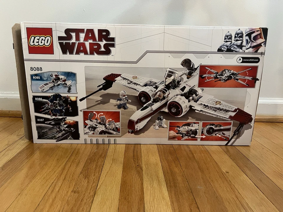 LEGO Star Wars Arc-170 Starfighter Set 2010 #8088 solo instrucciones y caja Foto 3 de 4