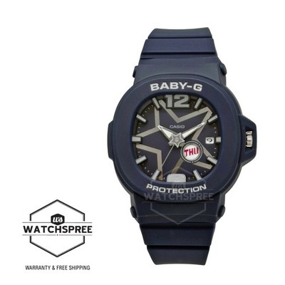 Casio Baby-G BGA-10 Lineup Y3K Style Navy Blue Resin Band Watch BGA-10D-2A1