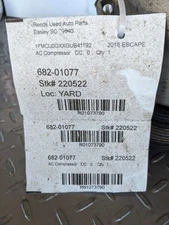 AC Compressor Fits 13-16 ESCAPE 1073790