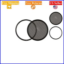 Goldwood 12" Steel Mesh Snap-On Subwoofer Grill, Black for Speaker Cabinet