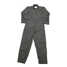 US Military CWU 27P NOMEX FLIGHT SUIT Coveralls Flame Resistant Mens 40L Green