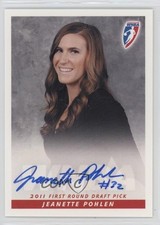 2011 Rittenhouse WNBA First Round Pick Jeanette Pohlen-Mavunga Pohlen Auto 0q5k