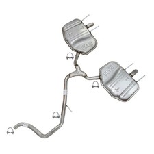 Stainless Steel Y-pipe Pair Of Mufflers Kit Fits 11-17 Regal Malibu 2.4l 2.5l