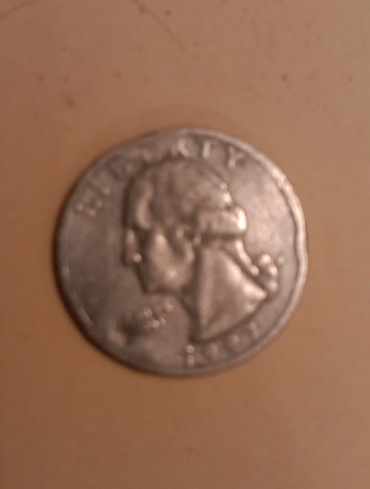 "1997 U.S. Quarter Mint P "Dented Rim, Off Strike Error double Dye RARE - Image 2 of 4