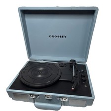 Portable Crosley Stereo Turntable Record Player Portable Suitcase Style, EX Cond