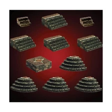 Dwarven Forge Dwarvenite Painted Curved Daises NM