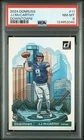 2024 Panini Donruss JJ McCarthy DOWNTOWN Insert RC #11 DOWNTOWN! Case Hit, PSA 8