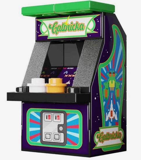 LEGO Juego Arcade Personalizado Galbricka Mini Juego Retro Decoración y LEGO Exhibición MOC NUEVO Foto 2 de 2