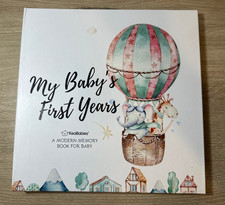 First 5 Years Baby Memory Book   Girl or Boy  90 Pages  Hardcover  No Box