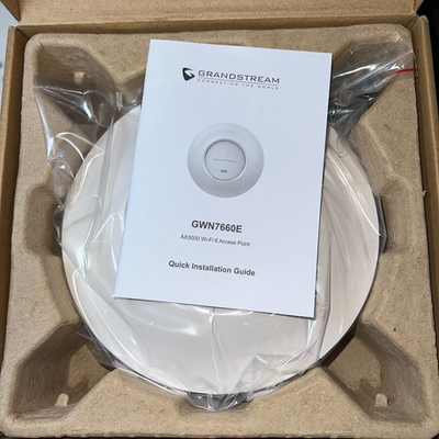 #ad Grandstream GWN7660E WiFi 6 Access Point White Dual‑Band PoE Brand New Sealed $59.97