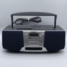 Sony CFD-S38 CD AM/FM Radio Cassette/CD Player Boombox No Remote Tested Works