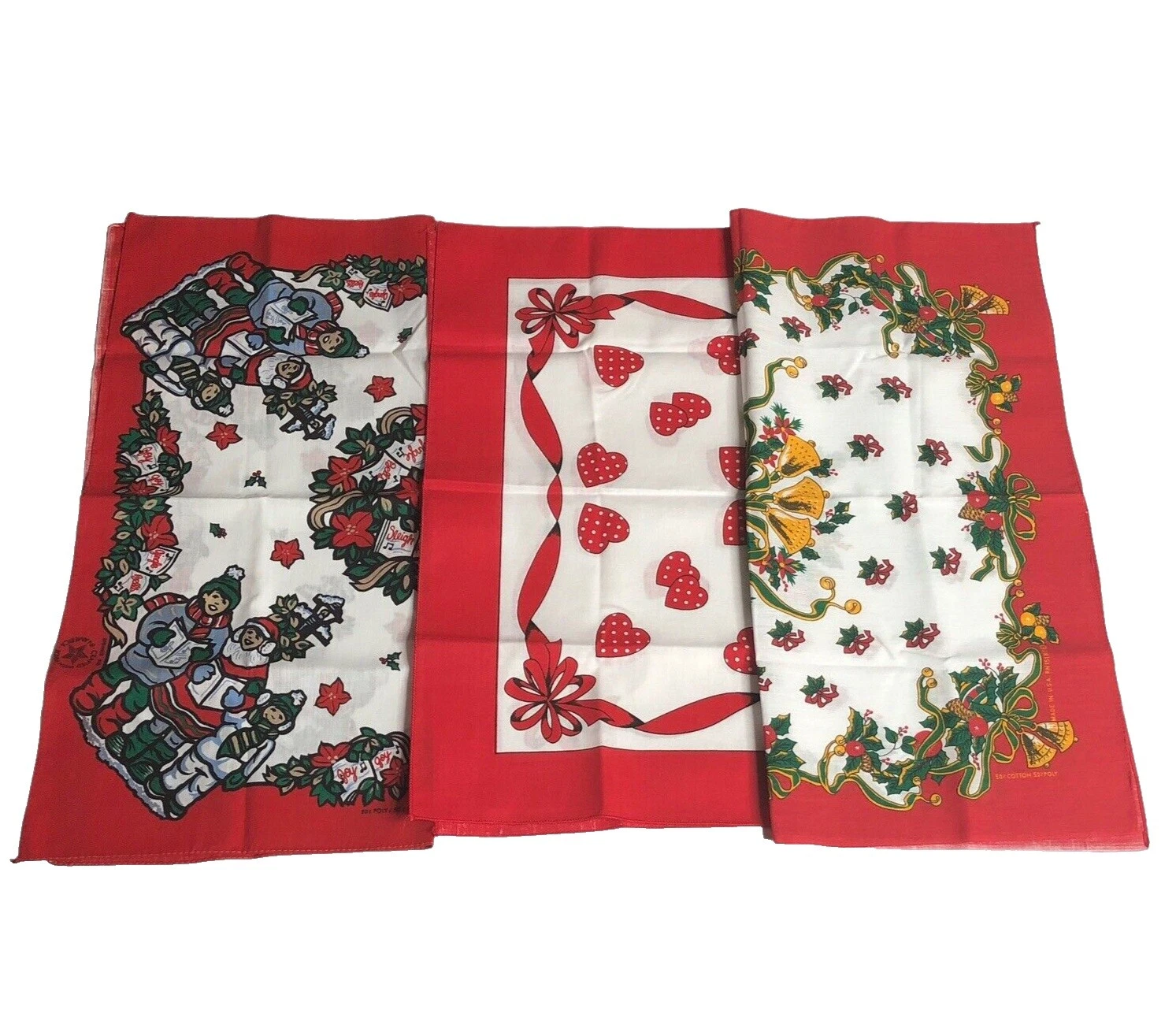 Mezcla de algodón vacaciones Pañuelos vintage Plain & Solid