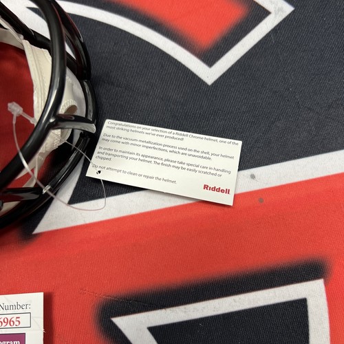 Michael Vick Altanta Falcons Signed Chrome Mini Helmet Autohraphed JSA COA - Picture 3 of 6