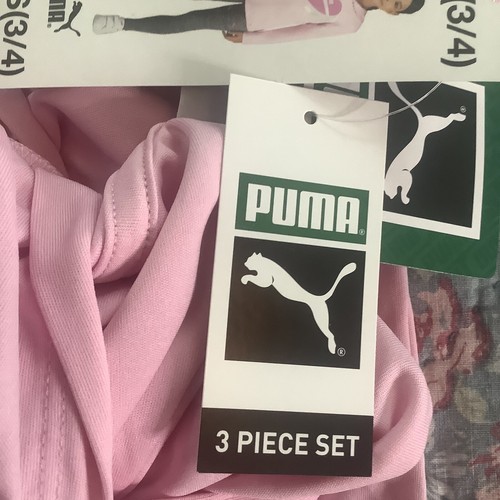 PUMA KIDS 3-Piece Activewear Set, Pink/Black - Size XXS (3/4) - Picture 9 of 12