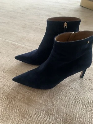 Hugo Boss Ankle Boots Blue EU 42 black Made In Spain - Bild 1 von 4