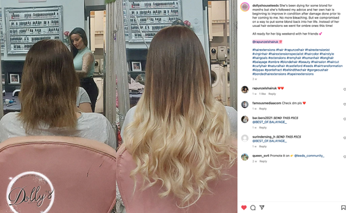 16"" 18"" 20"" Micro Loop RAPUNZELS SALON PROFESSIONAL Human REMY Haarverlängerungen 1G - Bild 10 von 26