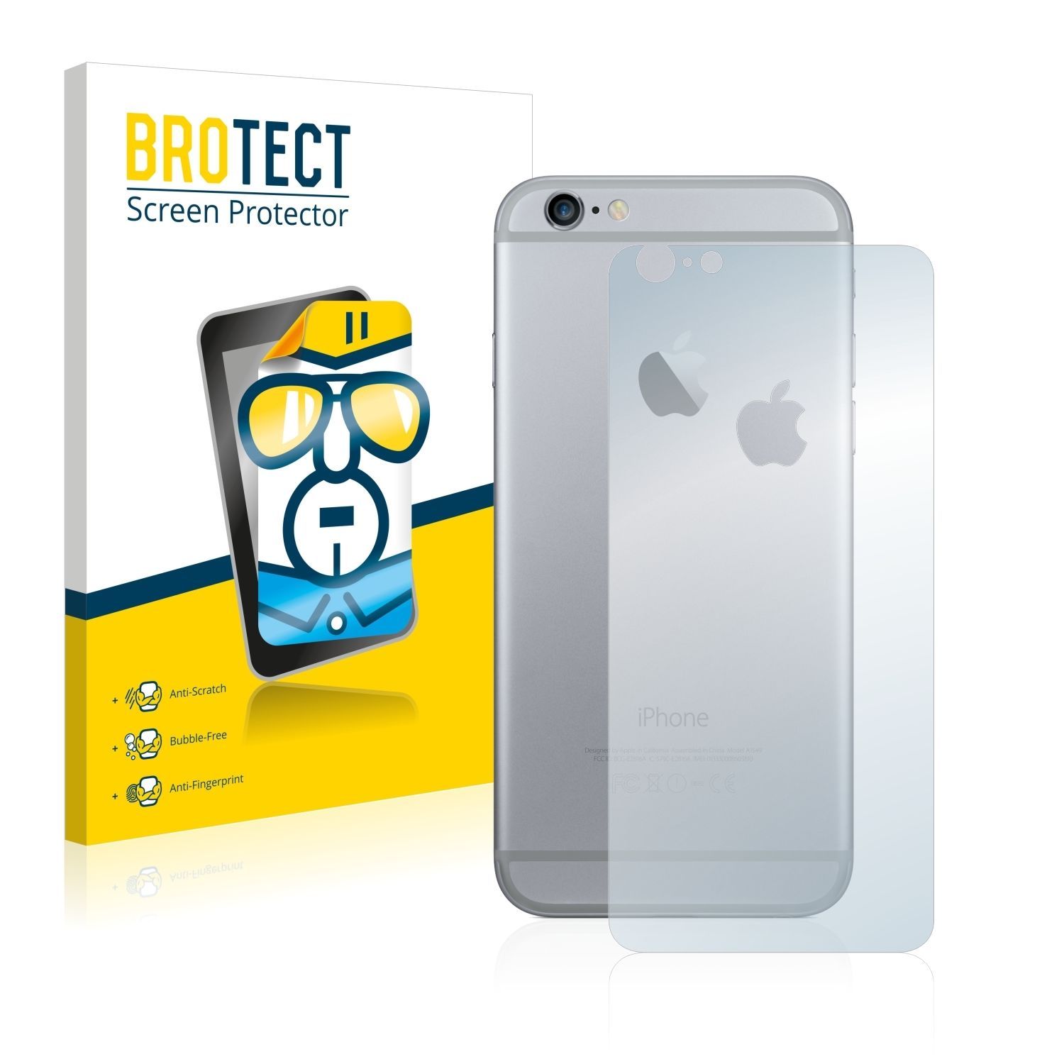 Apple iPhone 6S Plus (Back entire surface 2x  BROTECT® HD-Clear Screen Protector