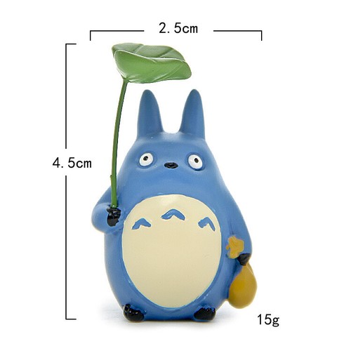 Figura 3 piezas Anime Studio Ghibli Mi vecino Totoro resina modelo - Imagen 7 de 12