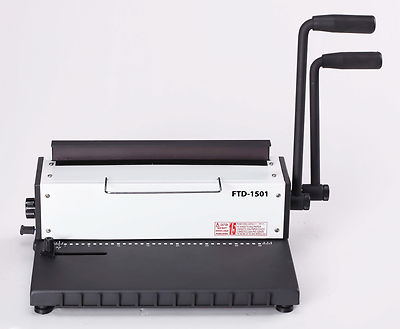 New Wire Binding Machine Binder Comb,Heavy Duty Manual 2 Loop,Wire-O Binder,3:1