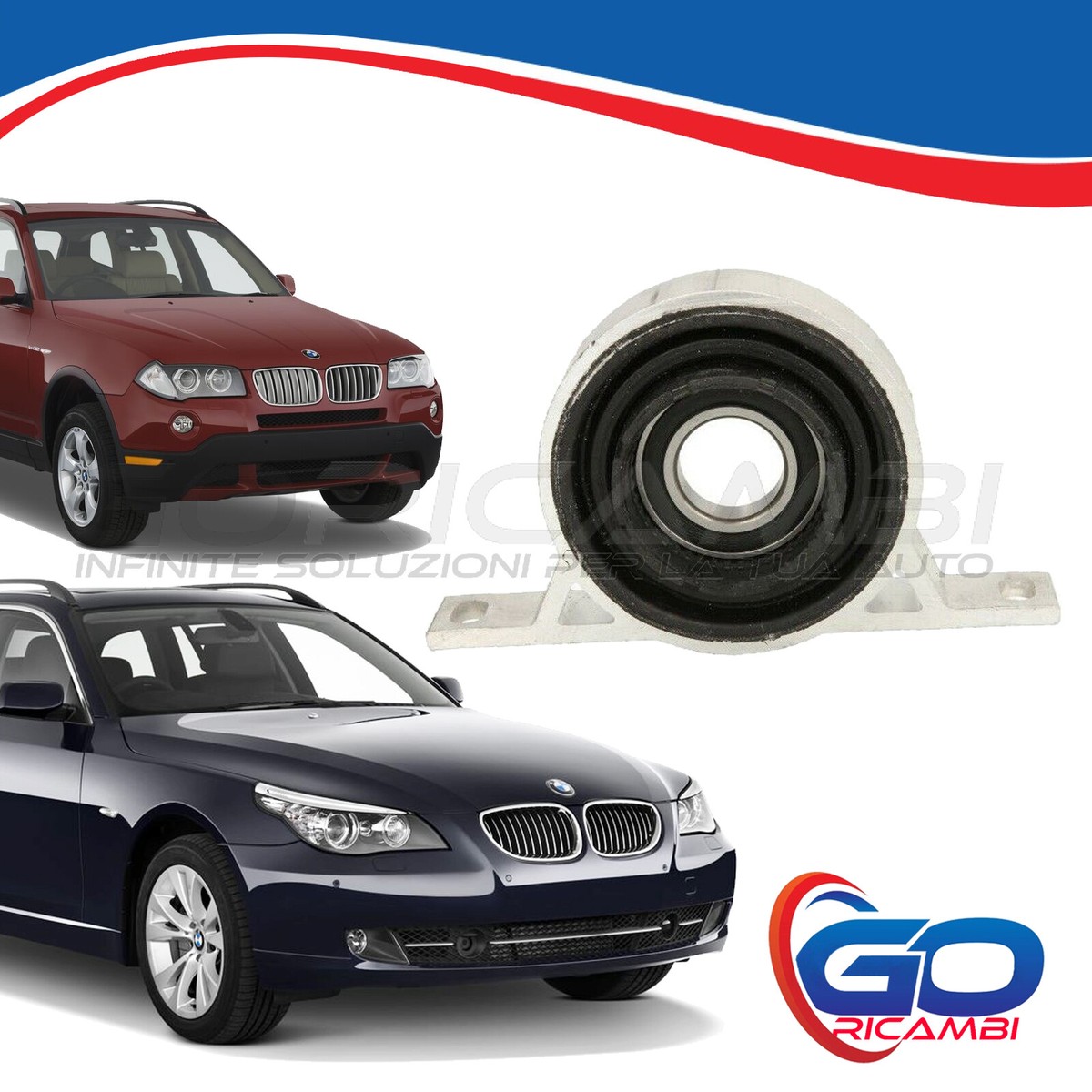 Giunto Per Albero Di Trasmissione BMW 26117546426 - Compatibile Con Serie E60, F10, G12 E Altri Modelli Diesel/benzina