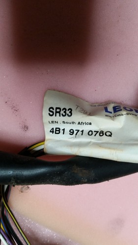 Audi A6 4B Avant 2.5 TDI BFC Kabelbaum Scheinwerfer rechts für Xenon 4B1971076Q