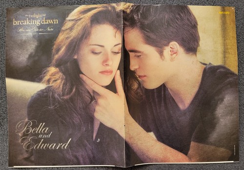❤ 5 Poster TWILIGHT Robert Pattinson Kristen Stewart Taylor Lautner XXL ❤ - Bild 4 von 6