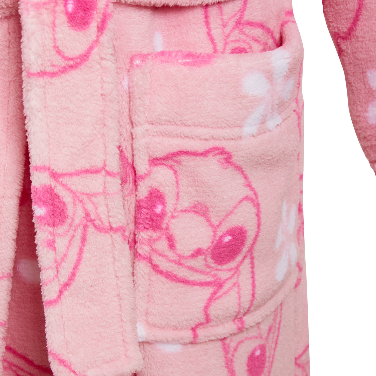 Girls Stitch Dressing Gown + Pyjamas Set Matching 3pc Nightwear