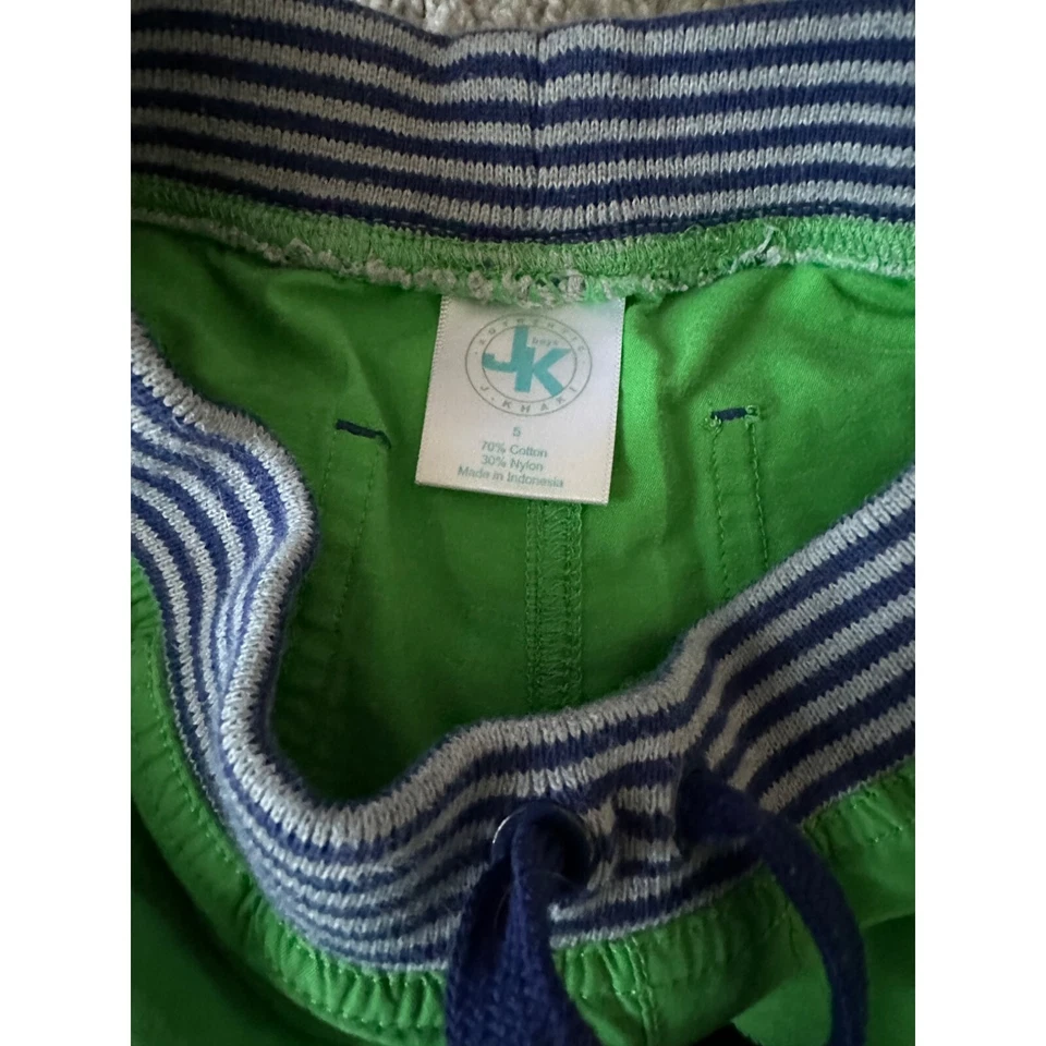 Pantalones Cortos J Caqui Auténticos Verdes Niños Talla 5 Foto 3 de 3