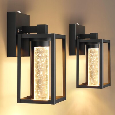 2pcs Modern Exterior LED Wall Light Sconce Outdoor Lights Porch Up Down Fixtures