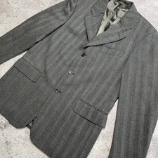 Vintage Hugo Boss Men's Wool Classic Gray Blazer Jacxket Size 52R