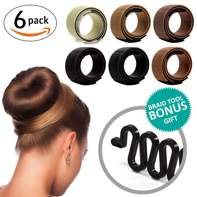 Magic DYI Hair Bun Maker for Girls + BONUS Fishtail Braid Tool