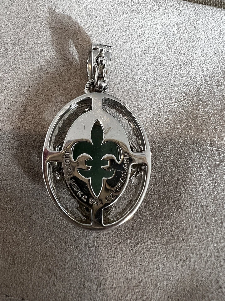 Colgante Judith Ripka plata de ley calcedonia Foto 2 de 4