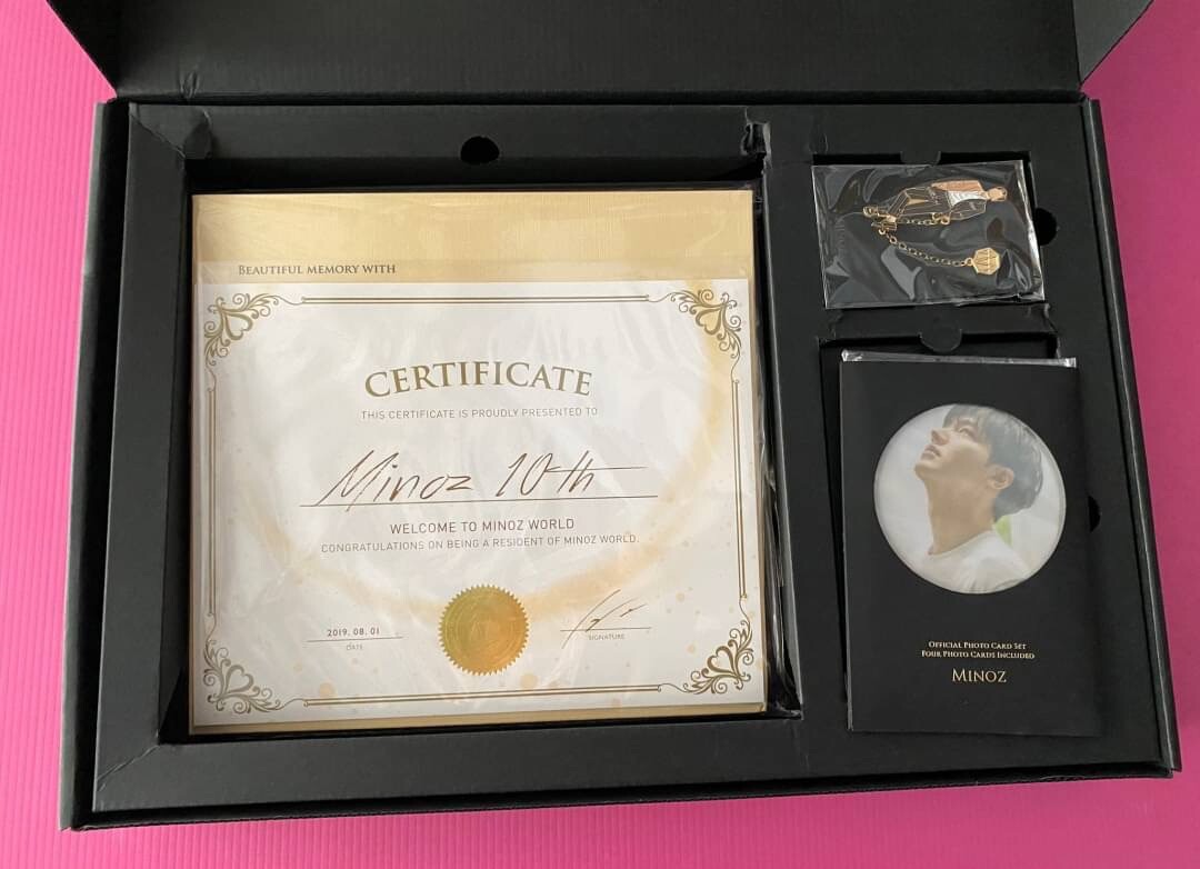 Lee Min Ho Official Fanclub MINOZ 10th Membership Kit KPOP Super