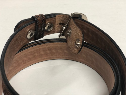 Basket Weave,Genuine Leather,100%Top Grain,1 1/2"wide,US Seller&Made.H.tooled - Bild 5 von 6