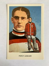 1983 Hall of Fame Postcards #C7 Percy Lesueur - Set Break