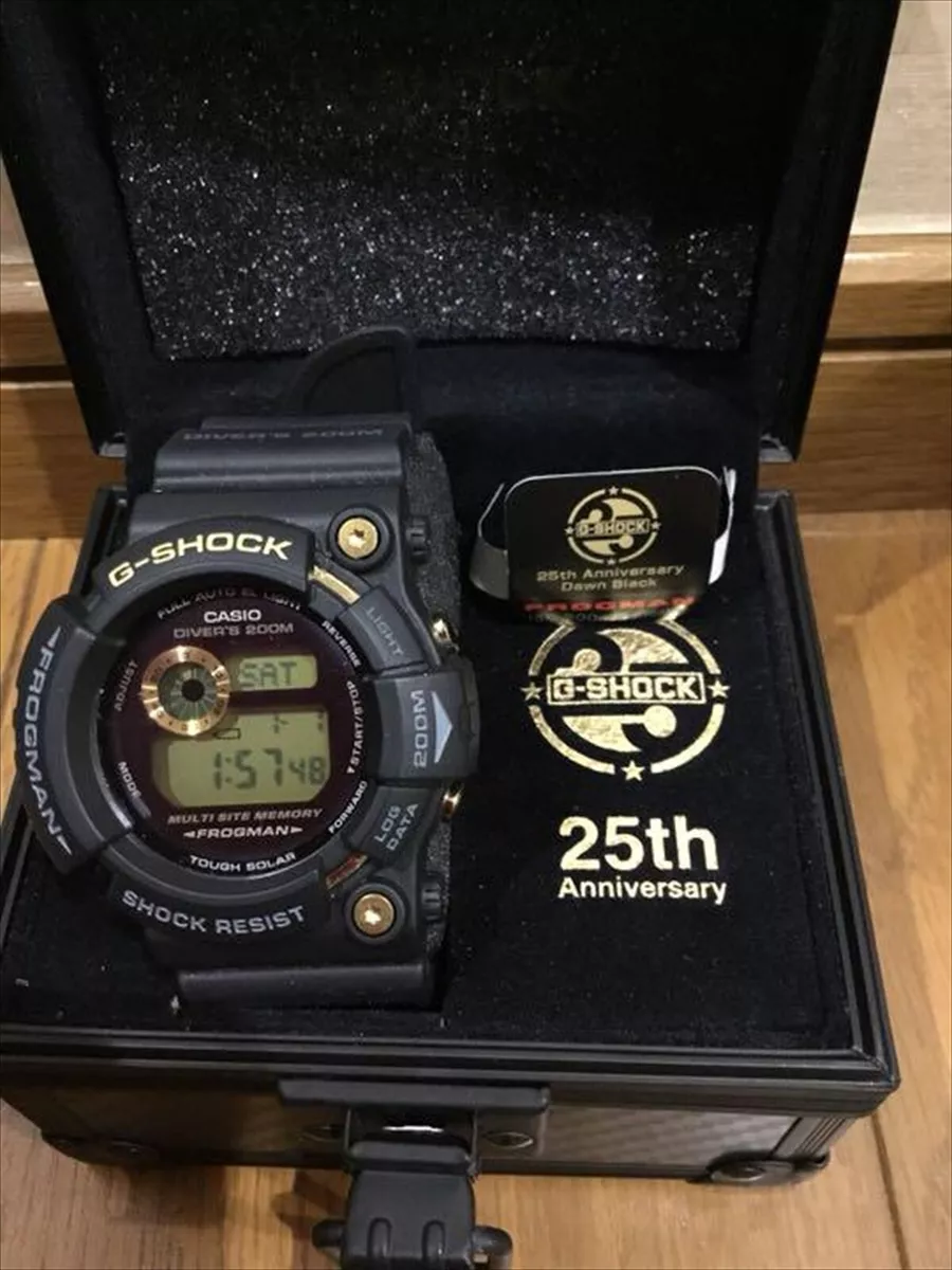 CASIO G-SHOCK FROGMAN GW-225A-1JF 2008 Wrist Watch 25th Anniversary Dawn  Black