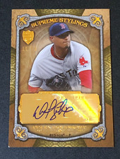 2013 Topps Supreme FELIX DOUBRONT Blue Ink Autograph/50 Red Sox ⚾ Venezuela