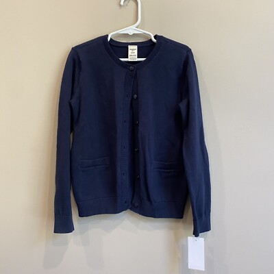 Oshkosh Girl s Navy Blue Cardigan Button Up NWT 6/6X Jacket School Uniform