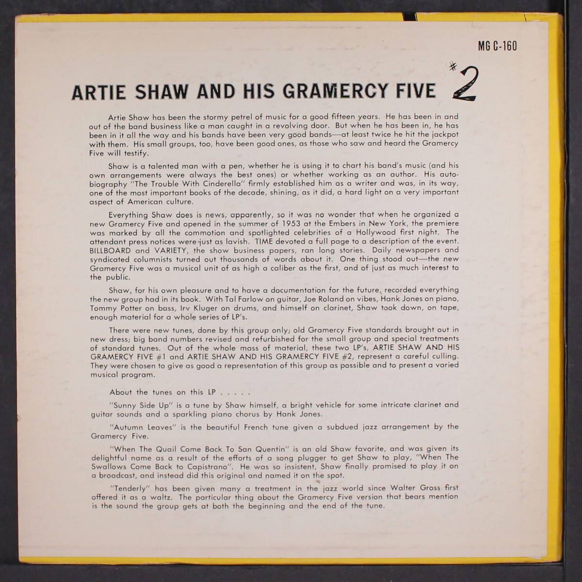 Artie Shaw and his Gramercy Five Clefオリジ Mi00NzM5LmpwZWc.jpeg