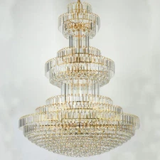 D100cm LED Crystal Ceiling Light Lobby Chandelier Lighting Pendant Lamp Yc