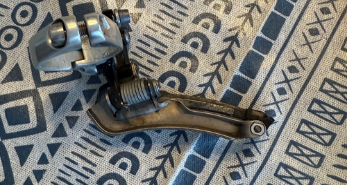 Campagnolo Record Carbo Titanium 10 Speed Front Derailleur 35mm Clamp - Picture 6 of 6